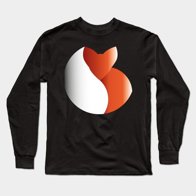 RD&I Comfy Fox Logo Long Sleeve T-Shirt by Reed Design & Illustration